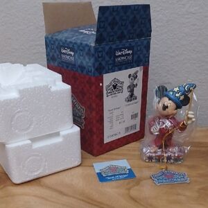 Walt Disney Showcase Collection Enesco Touch Of Magic Sorceror Mickey New